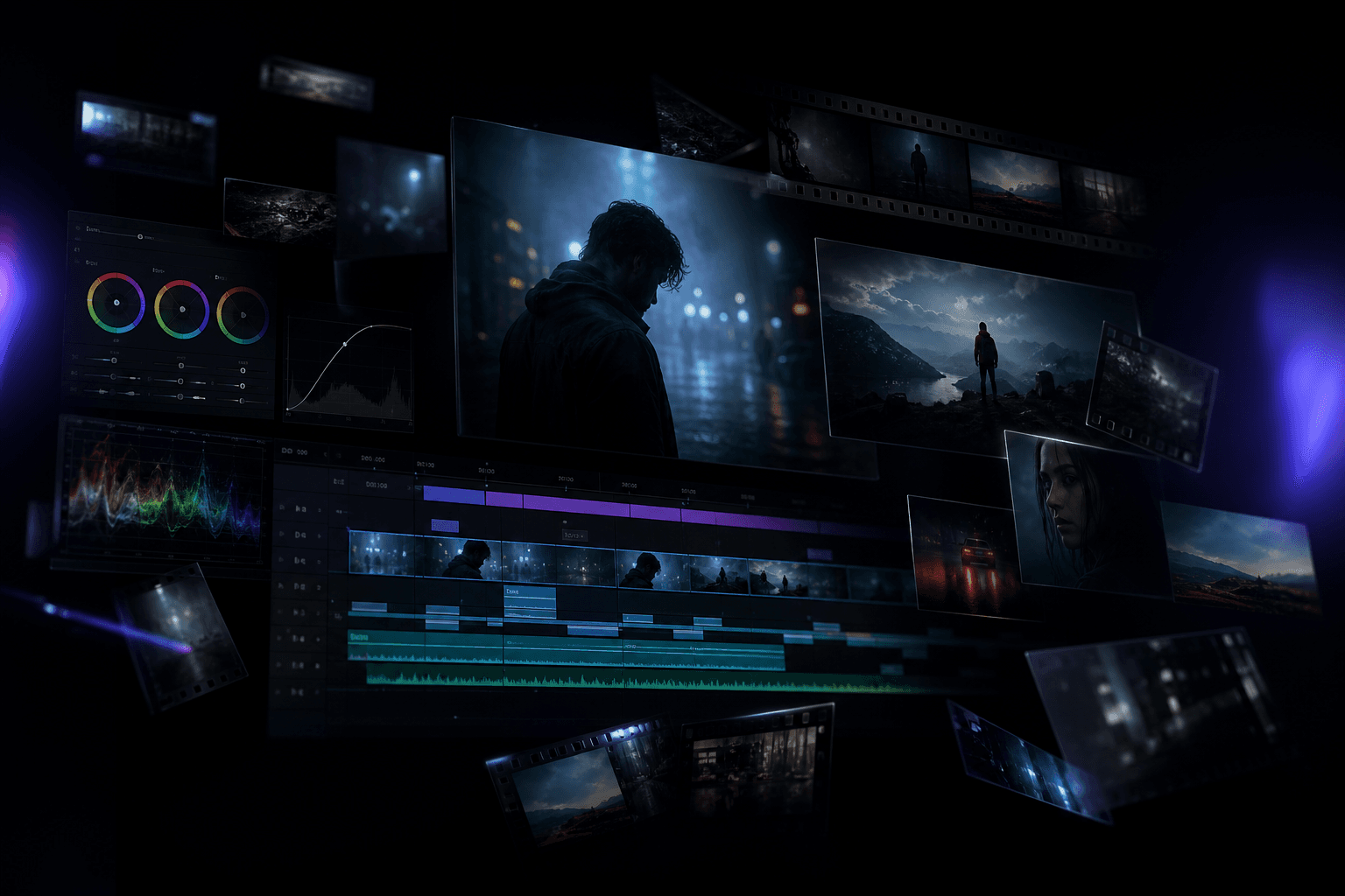 Video editing and brand story thumbnail